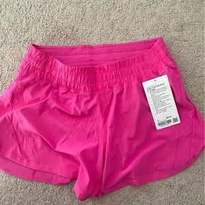 NWT Sonic Pink Track That 5inch shorts